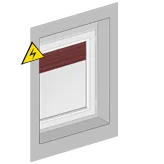 links - von Raumseite betrachtet links - von Raumseite betrachtet