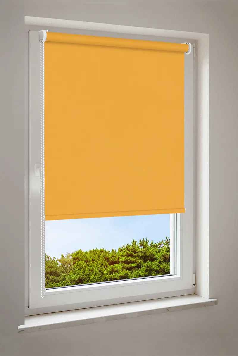 Rullgardin solskensgul | halvtransparent